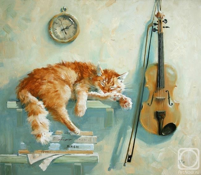 Мария Павлова и коты в живописи