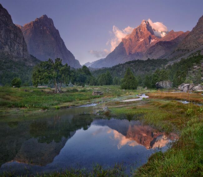 Красивые пейзажи природы Таджикистана нафото