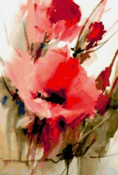Картины цветов акварелью