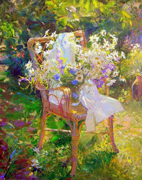 Мария Щербинина букет полевых цветов